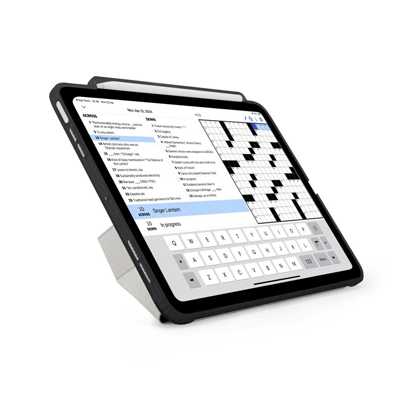 Husa Pipetto Origami No3 compatibila cu iPad Air 4 2020 / 5 2022 / 6 2024 Black