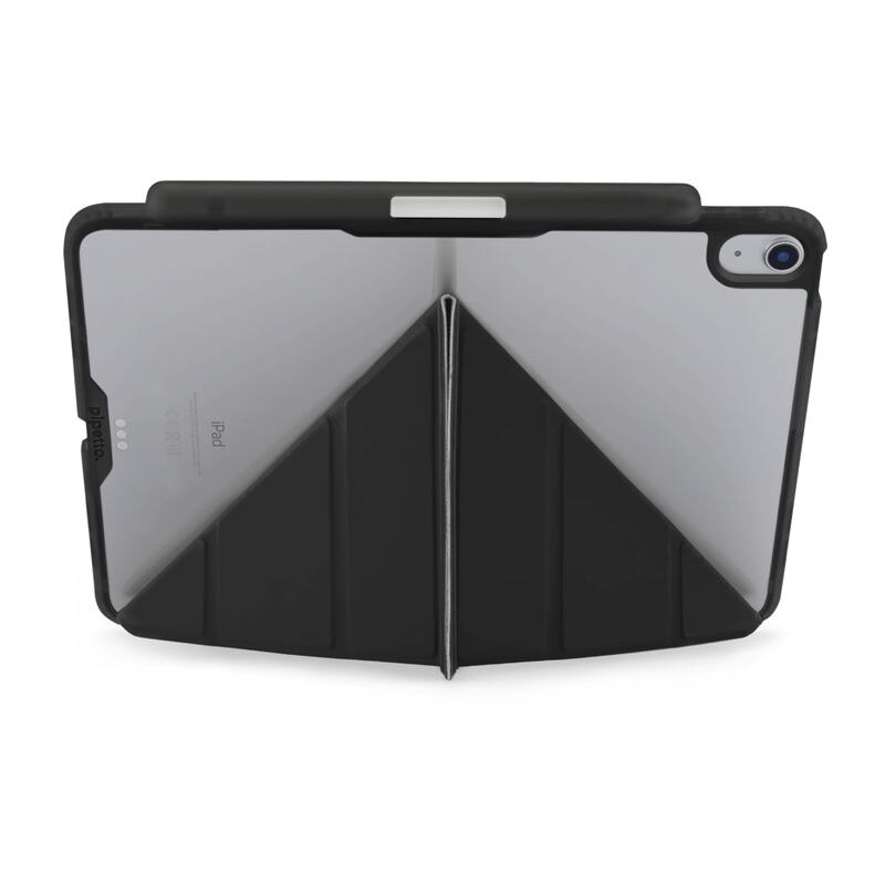 Husa Pipetto Origami No3 compatibila cu iPad Air 4 2020 / 5 2022 / 6 2024 Black