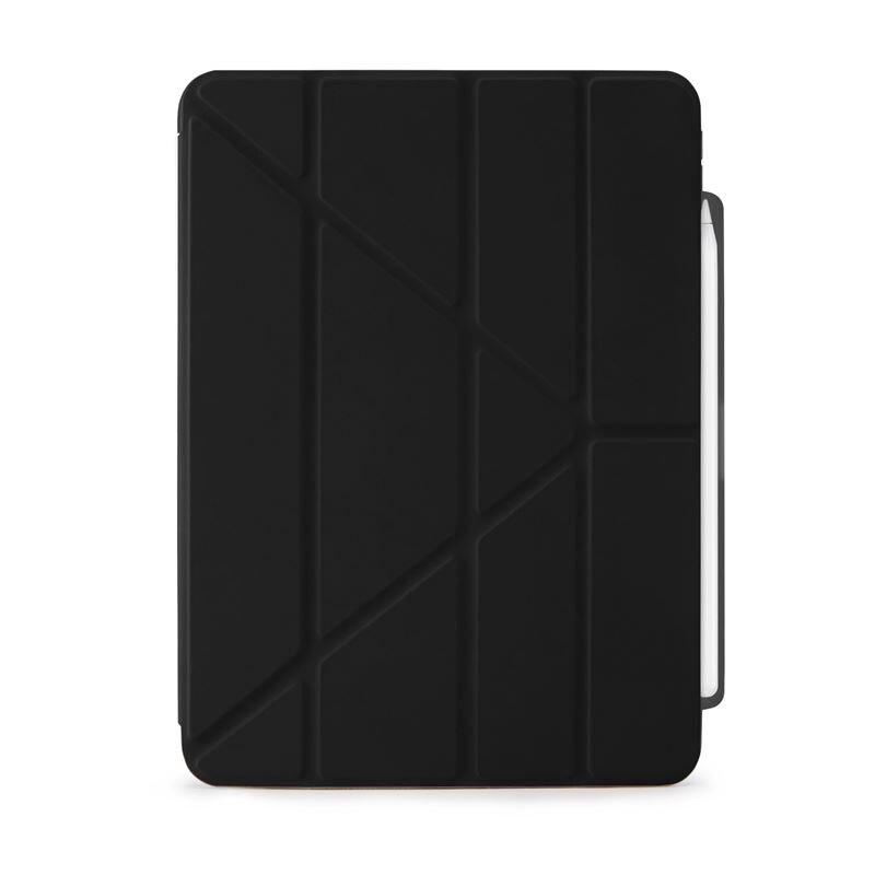 Husa Pipetto Origami No3 compatibila cu iPad Air 4 2020 / 5 2022 / 6 2024 Black