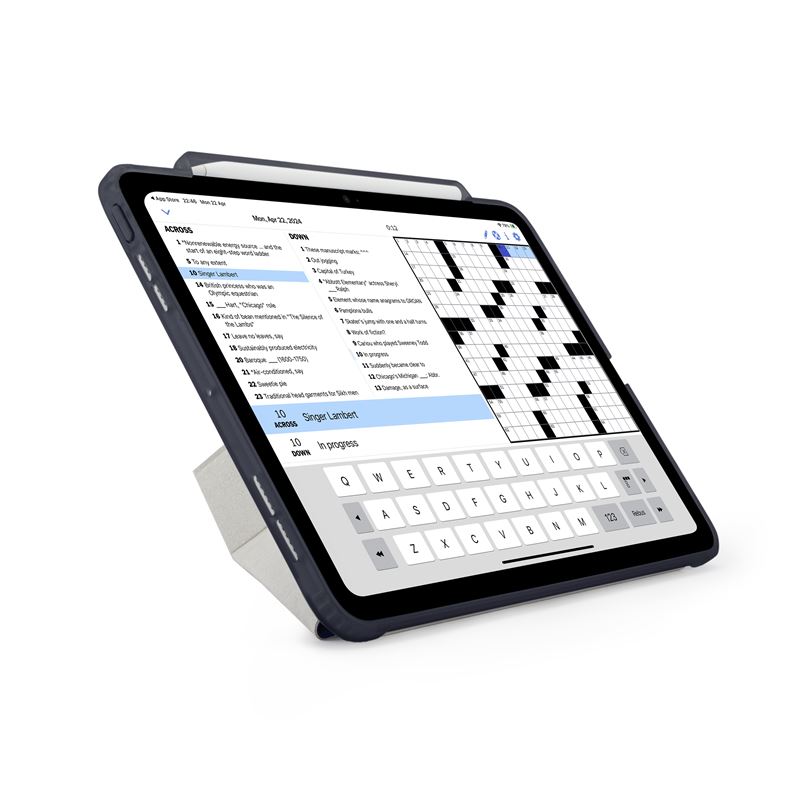 Husa Pipetto Origami No3 compatibila cu iPad Pro 11 inch 2024 Dark Blue