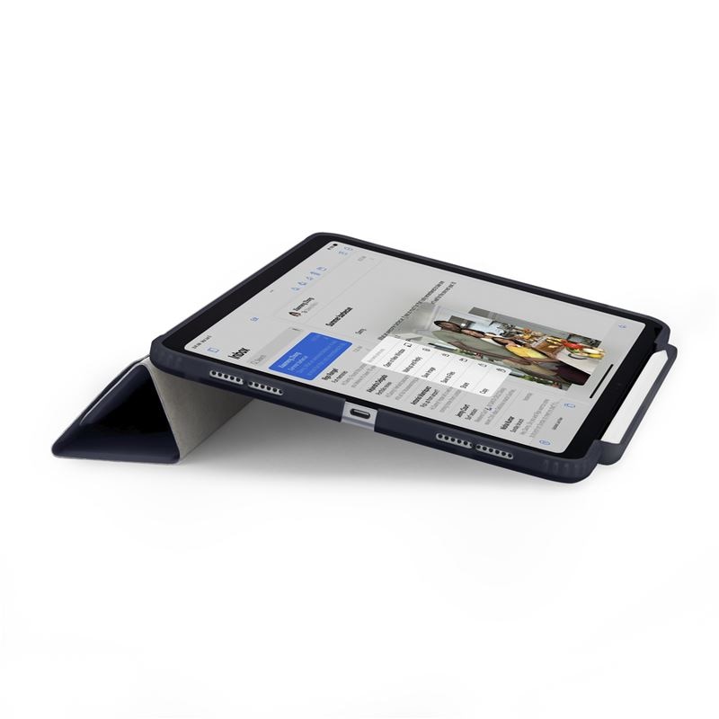 Husa Pipetto Origami No3 compatibila cu iPad Pro 11 inch 2024 Dark Blue