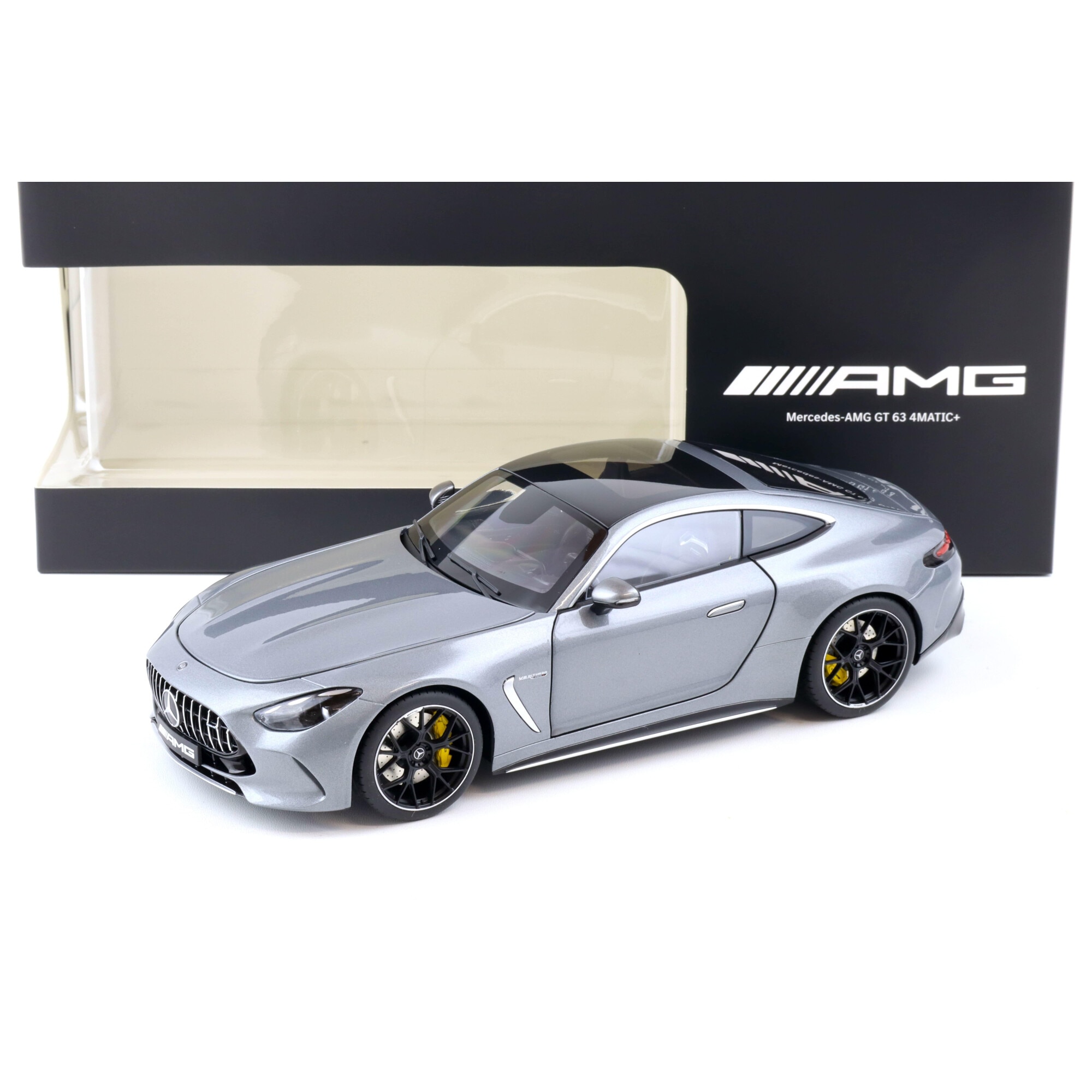 Macheta Mercedes AMG GT 63 selenite grey - 1/18 Nzg - eMAG.ro
