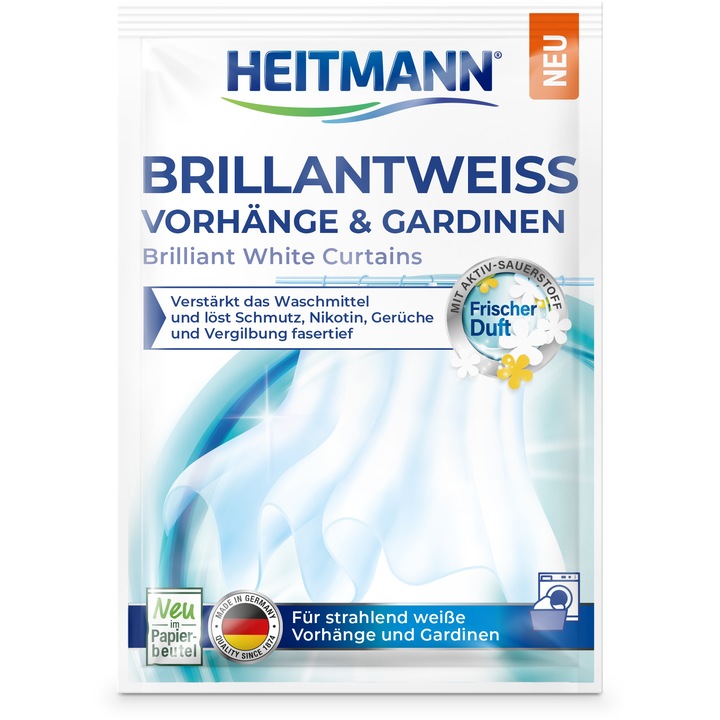 Inalbitor pentru perdele Alb & Prospetime, 50 g x 10 buc