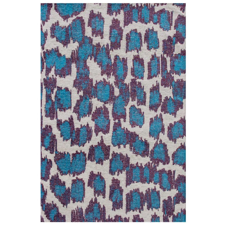 Modern belga szőnyeg, Home Vista, Louis de Poortere 9395, kék / lila, 200x280 cm