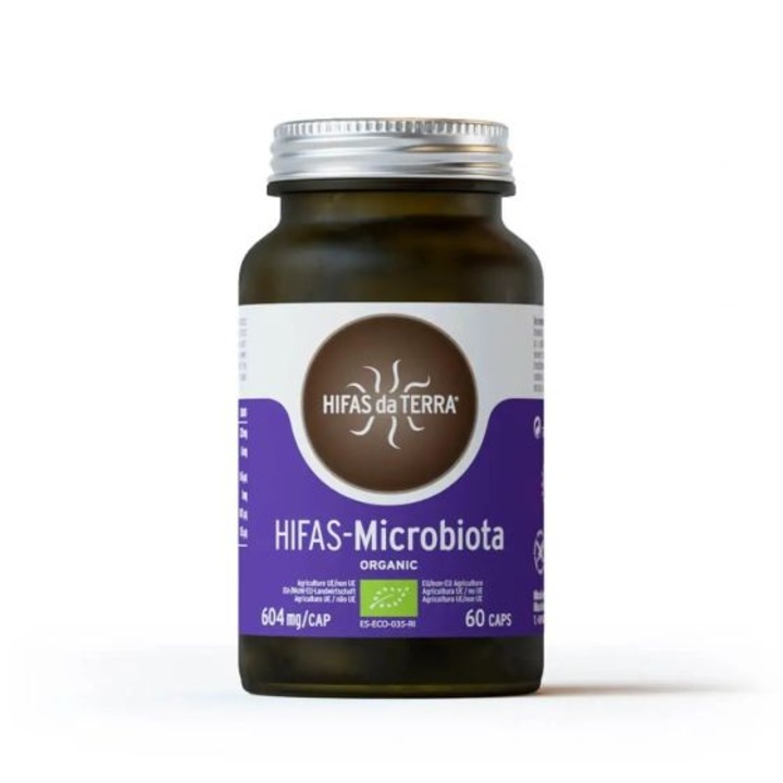 Hifas Microbiota, Hifas da Terra, 60 capsule, regleaza microbiota si calmeaza simptomele digestive