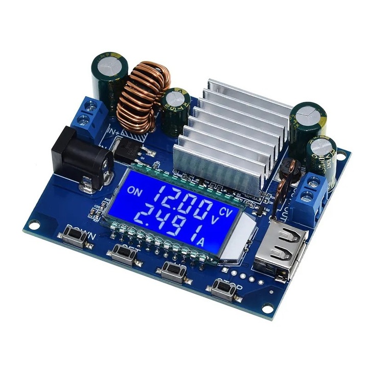 Convertor coborator tensiune step down DC-DC de la 5-30V la 0.6-30V, 4A, SK35L