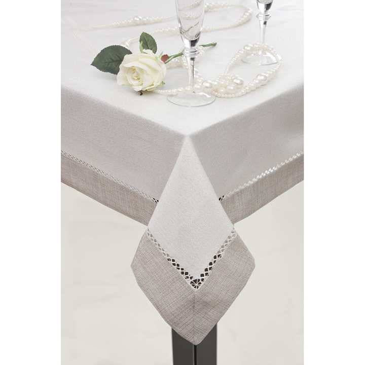 Fata de masa Eurofirany EMMA 40 x 140 cm alb