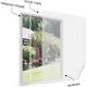 Plase de tantari pentru fereastra, Apalus, Set 2 bucati, 130 x 150 cm, Marime ajustabila, Protectie impotriva insectelor si mustelor, Alb