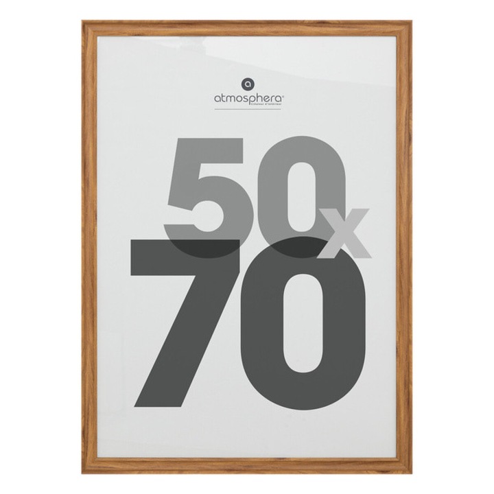 Rama foto suspendata MAE, 50 x 70 cm - maro