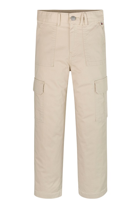 Tommy Hilfiger, Kényelmes fazonú cargo nadrág, Világosbézs