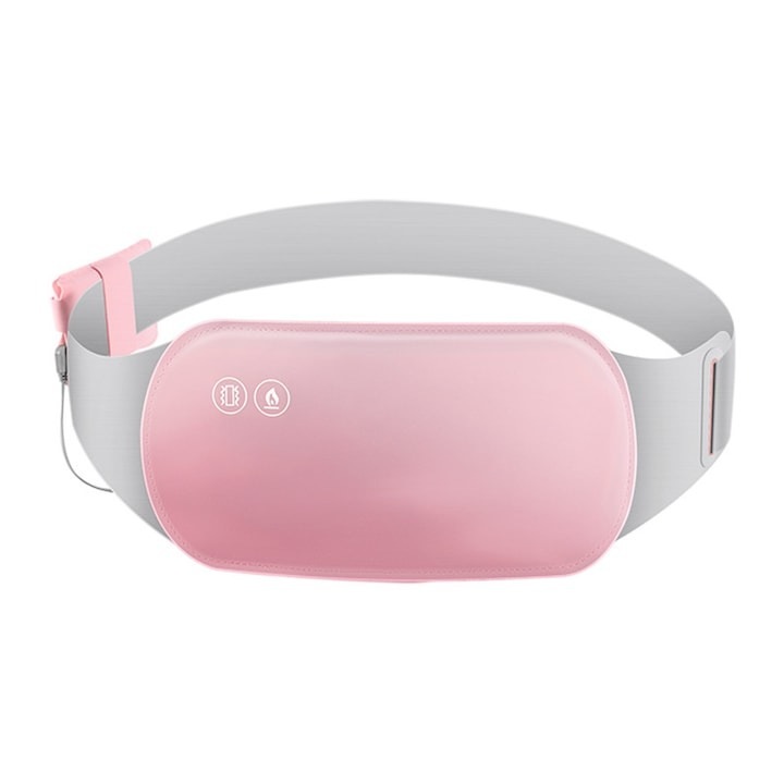 Set incalzitor corporal cu vibromasaj pentru menstruatie, 3 nivele de caldura, 6 moduri de masaj