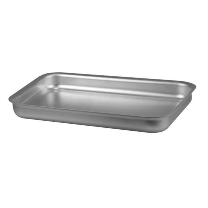Tava HORECANO, Aluminiu, ideala pentru patiserie, 37x27xh3.8cm, Gri