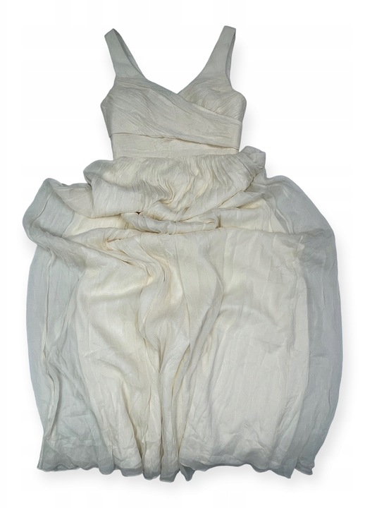 Rochie, J.Crew, Matase, Alb, S INTL