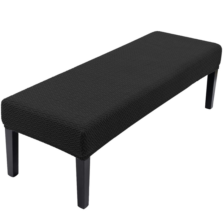 Husa elastica pentru banca de luat masa, husa pentru banca anti-praf, detasabila, lavabila, stil 2