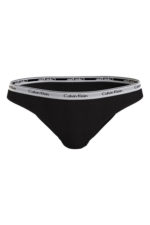 CALVIN KLEIN, Chiloti cu banda logo in talie, Negru, S