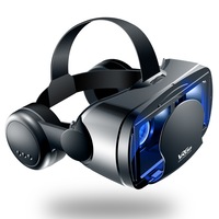Ochelari Vrg Pro 3d, Pentru smartphones 5,0-7,0 inchi, casti Blu-ray, 22,5x22,5x12cm, Negru