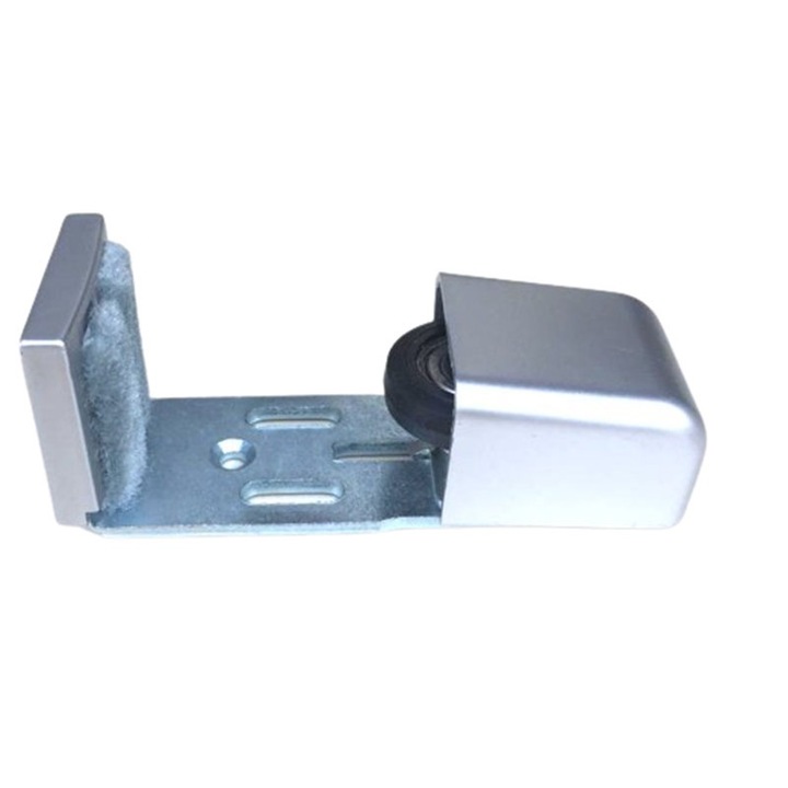 Suport reglabil pentru usa culisanta Sunmostar, metal, argintiu, 35-60mm