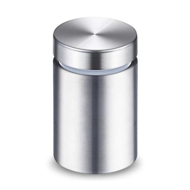 Distantier plexiglas, 25 x 12 mm, inox