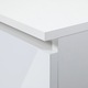 Comoda cu trei sertare GST - 60 cm - acrilic alb lucios