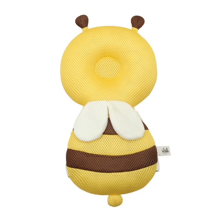 Perna pentru bebelusi Sunmostar, bumbac pur, galben, 35cm