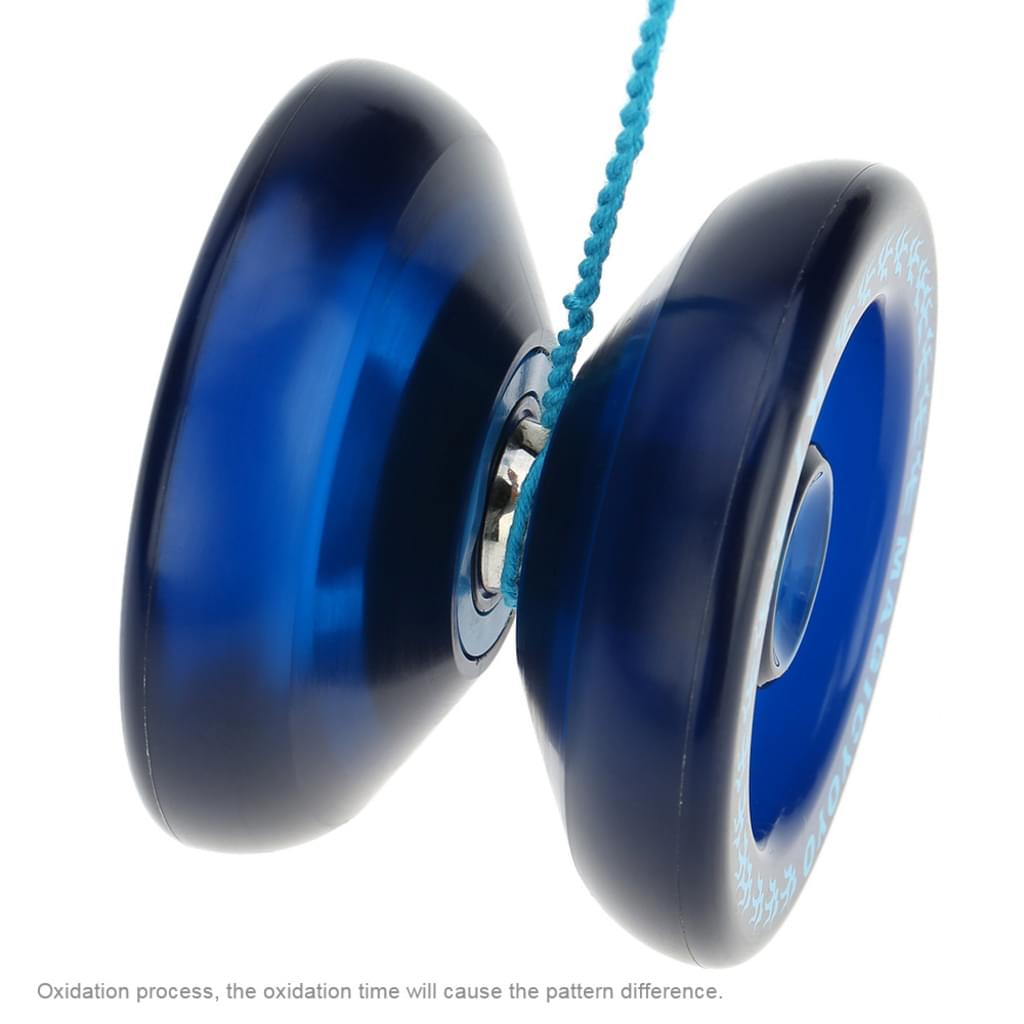 Yo-yo Profesional BGHYHYHI, ABS, Sistem Silicon, Albastru Inchis
