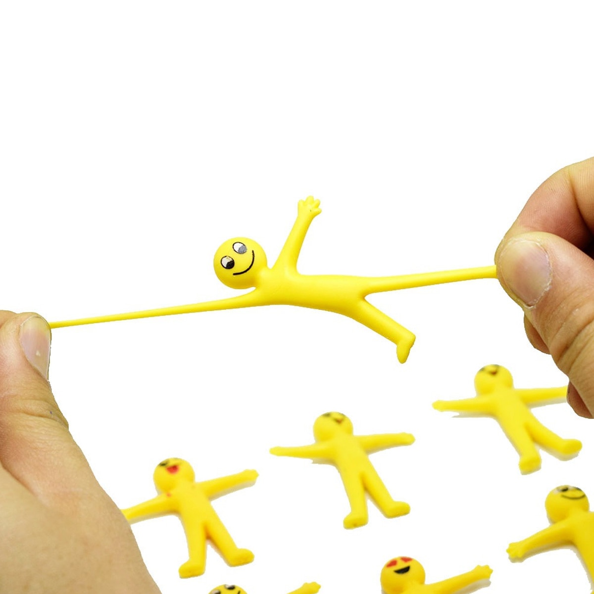 Figurine emoji flexibile, Fokelyi, set 30 bucati, 4.8x4.5cm