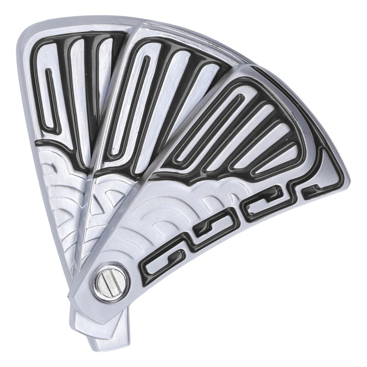 Играчка, QttvbTna, Антистрес, сгъваем магнитен плъзгач във формата на ветрило, неръждаема стомана