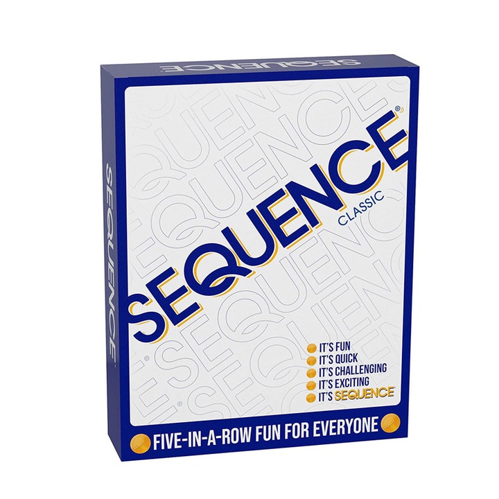 Dussdote szekvens társasjáték, 135 zsetonnal, 7 év+ éves kortól