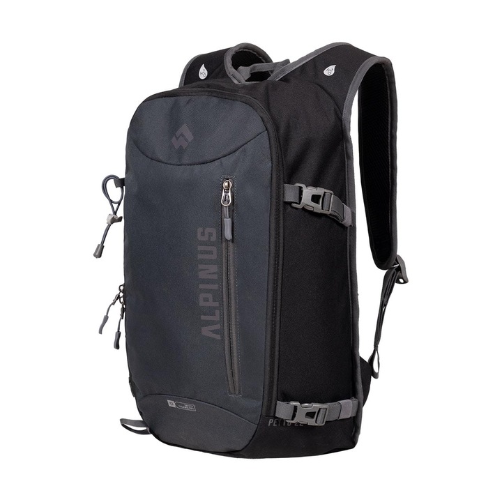 Rucsac Alpinus, Poliester, 50x29x14.5cm, 22L, Negru