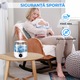 Umidificator De Aer Cu Difuzor Aromaterapie Si Lumini LED, Rezervor 3L, 290 Ml/h, 3 Moduri De Functionare, Recipient Detasabil, Lumini De Noapte, Oprire Automata, Alb