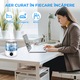 Umidificator De Aer Cu Difuzor Aromaterapie Si Lumini LED, Rezervor 3L, 290 Ml/h, 3 Moduri De Functionare, Recipient Detasabil, Lumini De Noapte, Oprire Automata, Alb