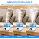 Umidificator De Aer Cu Difuzor Aromaterapie Si Lumini LED, Rezervor 3L, 290 Ml/h, 3 Moduri De Functionare, Recipient Detasabil, Lumini De Noapte, Oprire Automata, Alb