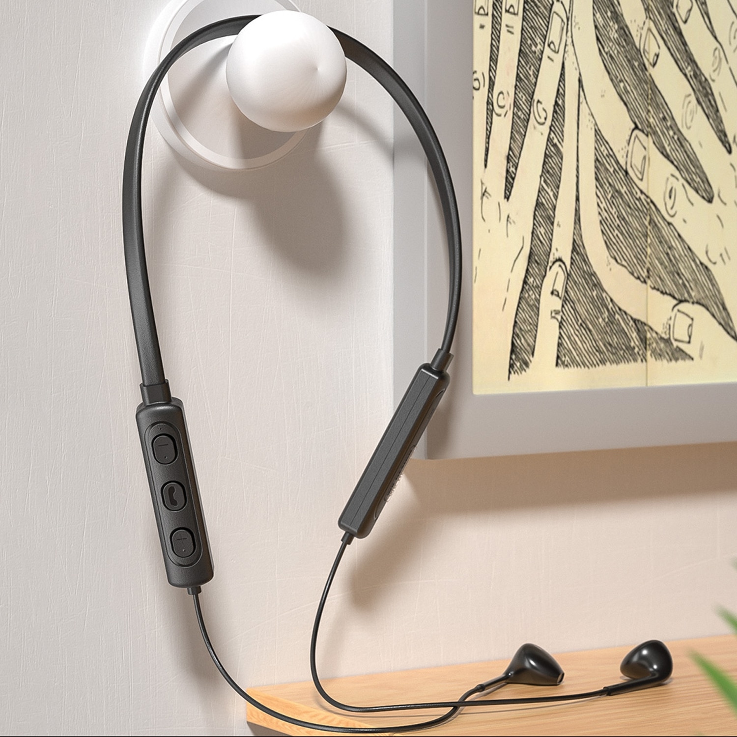 Casti In-Ear, casti fara fir Bluetooth, rezistente la transpiratie ...
