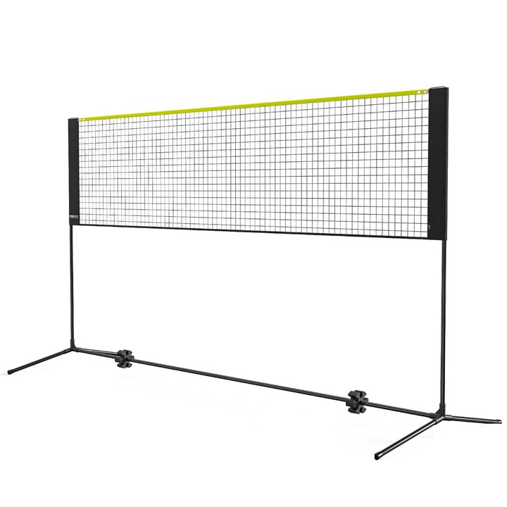 Fileu portabil pentru tenis, volei, badminton, Inaltime reglabila 914-1554 mm, 3020x1550x1030 mm, geanta transport