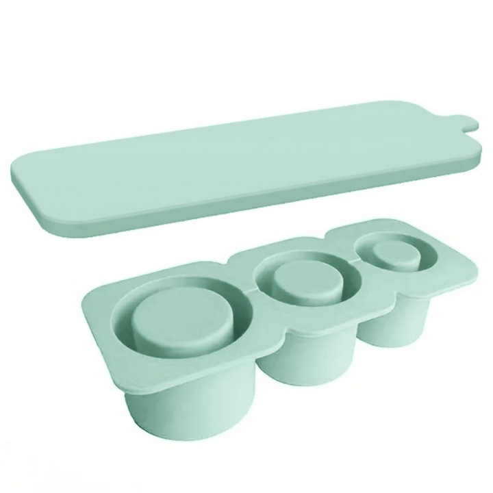 Forma cuburi de gheata silicon, cu capac, rezistenta la temperaturi