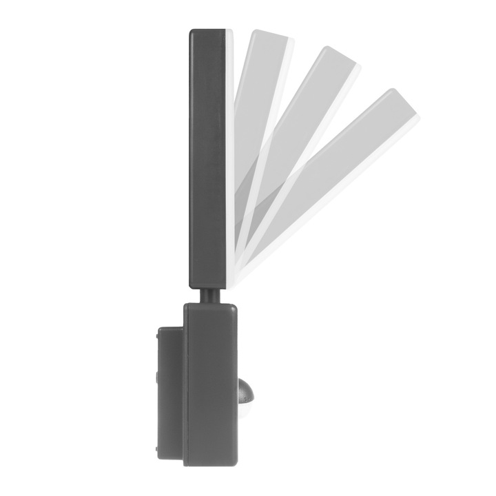 Kültéri LED fali lámpa Maclean MCE516 GR, 10W, IP65, 800lm, 4000K, szürke