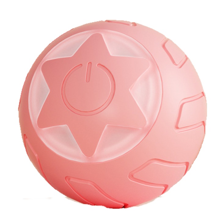 Aiwo interaktív játék, csillag alakú elektromos labda, USB töltés, rózsaszín