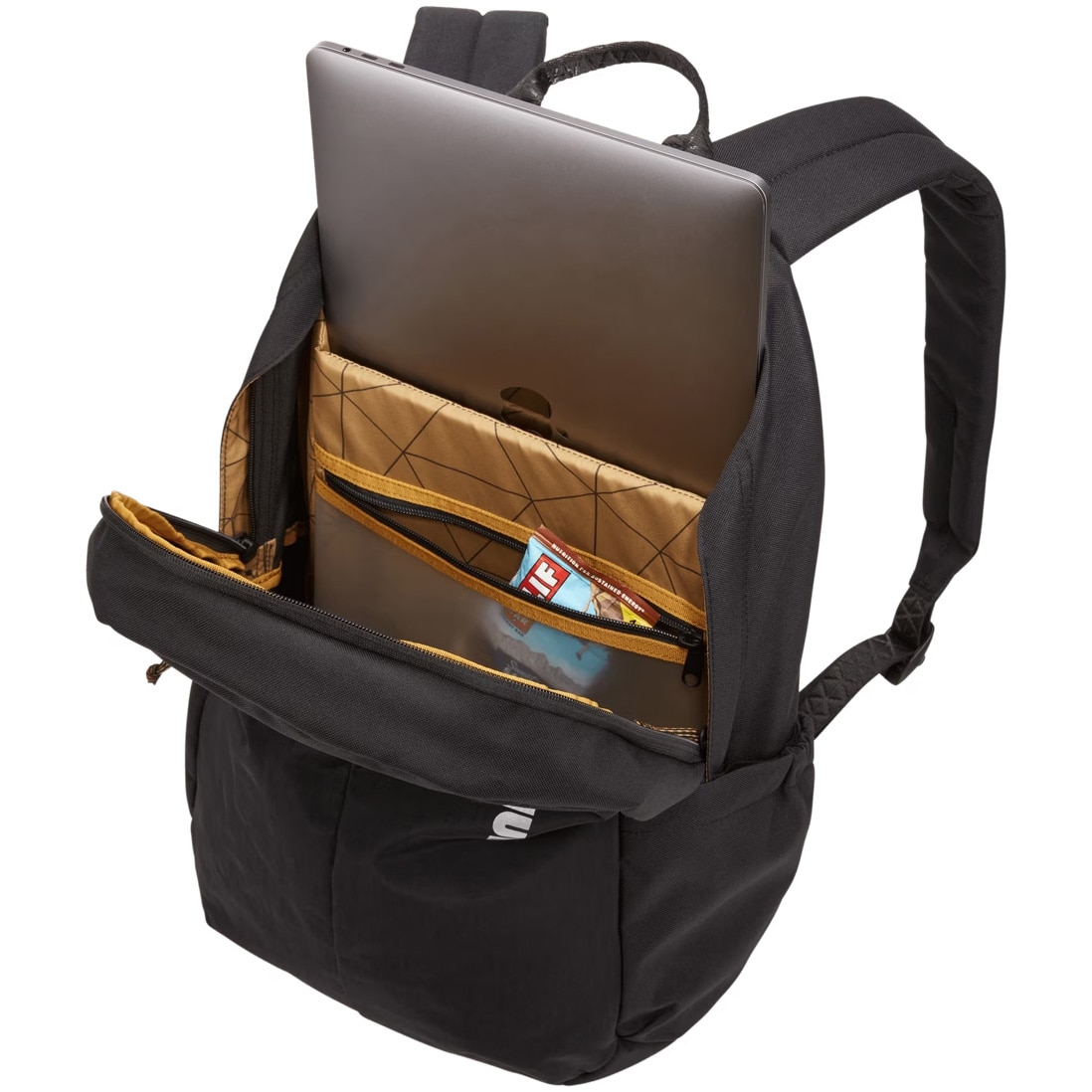 Rucsac Thule INDAGO 23L, pentru notebook de max. 15.6 inch, 1 compartiment, buzunar frontal x 2, buzunar lateral x 2, buzunar dorsal x 2, waterproof, nylon, Negru