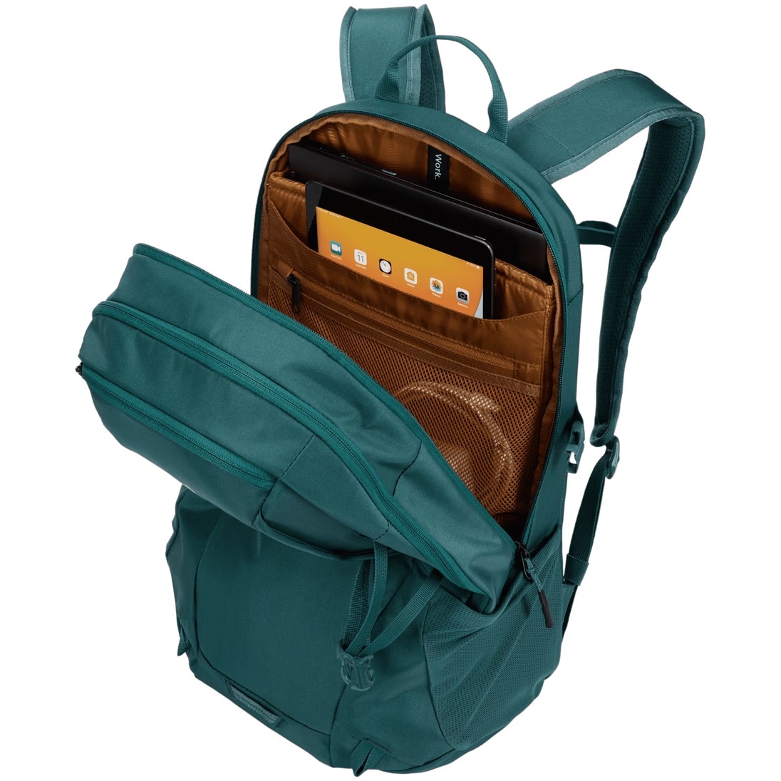 Rucsac Thule Enroute, 23 l, pentru notebook de max. 15.6 inch, 1 compartiment, buzunar lateral x 2, waterproof, nylon, verde