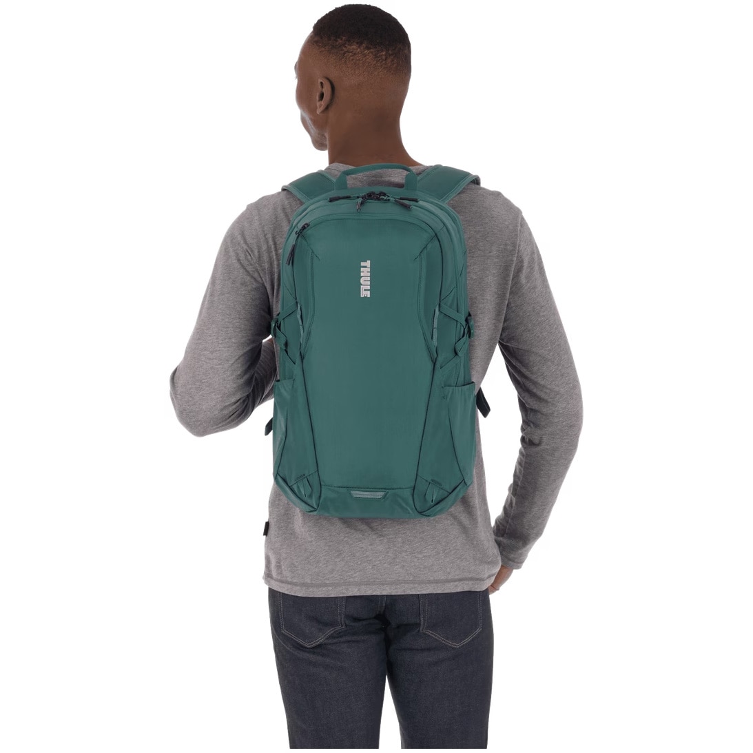 Rucsac Thule Enroute, 23 l, pentru notebook de max. 15.6 inch, 1 compartiment, buzunar lateral x 2, waterproof, nylon, verde
