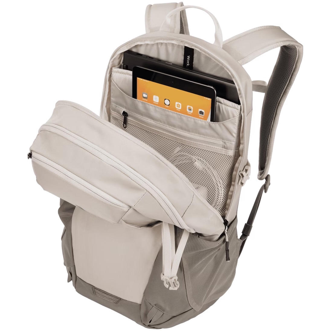 Rucsac Thule Enroute, 23 l, pentru notebook de max. 15.6 inch, 1 compartiment, buzunar lateral x 2, waterproof, nylon, gri