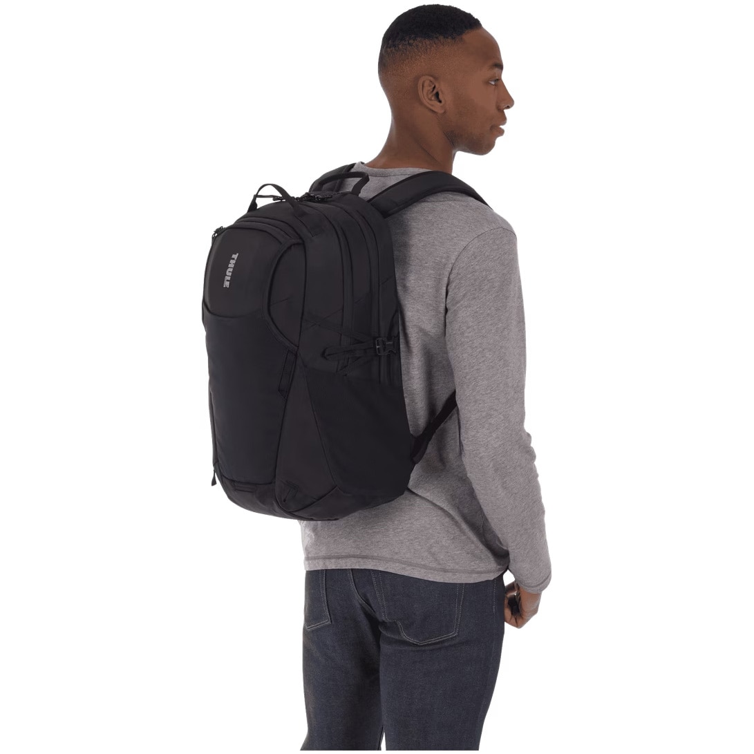 Rucsac Thule Enroute, 26 l, pentru notebook de max. 15.6 inch, 2 compartimente, buzunar lateral x 2, waterproof, nylon, negru