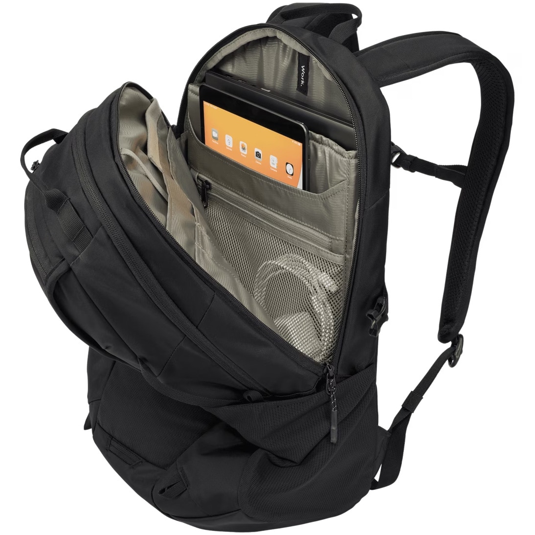 Rucsac Thule Enroute, 26 l, pentru notebook de max. 15.6 inch, 2 compartimente, buzunar lateral x 2, waterproof, nylon, negru