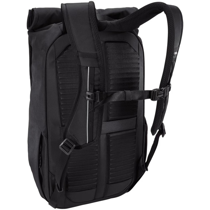 Thule Paramount hátizsák, 18 l, max. 15,6 hüvelykes, 1 rekesz, elülső zseb x 2, oldalzseb x 2, vízálló, nylon, fekete