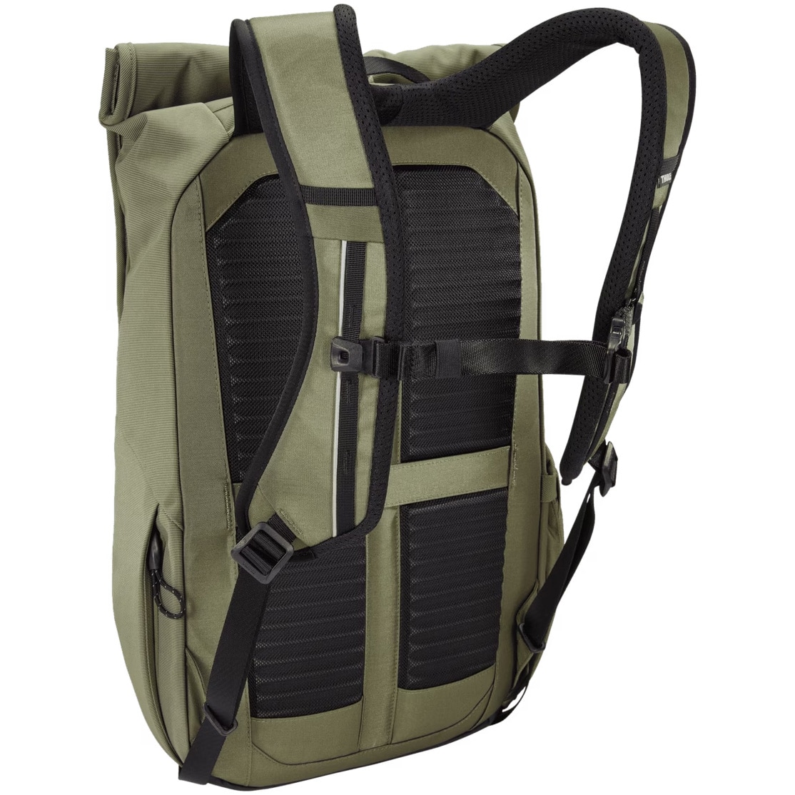 Rucsac Thule Paramount, 18 l, pentru notebook de max. 15.6 inch, 1 compartiment, buzunar frontal x 2, buzunar lateral x 2, waterproof, nylon, olive