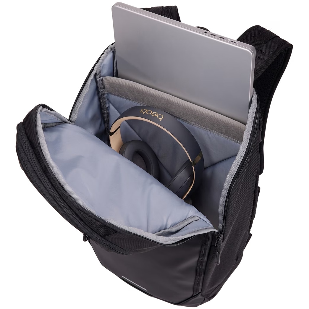 Rucsac Thule, pentru notebook de max. 15.6 inch, 1 compartiment, buzunar frontal | buzunar lateral, buzunar dorsal, waterproof, nylon, negru