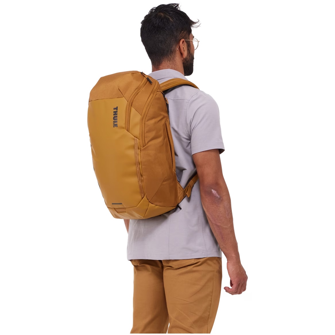 Rucsac Thule, pentru notebook de max. 15.6 inch, 1 compartiment, buzunar frontal | buzunar lateral , buzunar dorsal, waterproof, nylon, portocaliu
