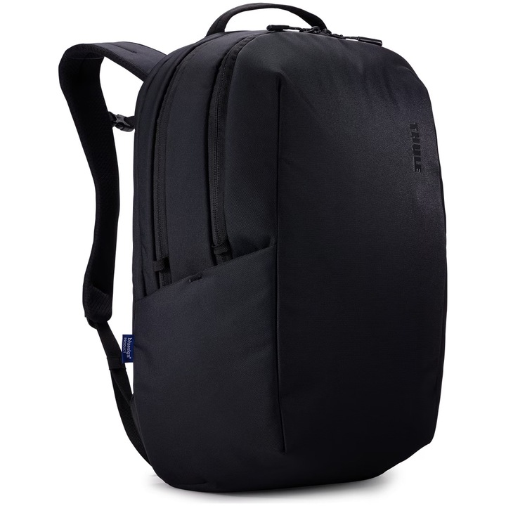 Rucsac Thule Subterra, 27 l, pentru notebook de max. 15.6 inch, 1 compartiment, buzunar frontal, buzunar lateral x 2, waterproof, nylon, Black
