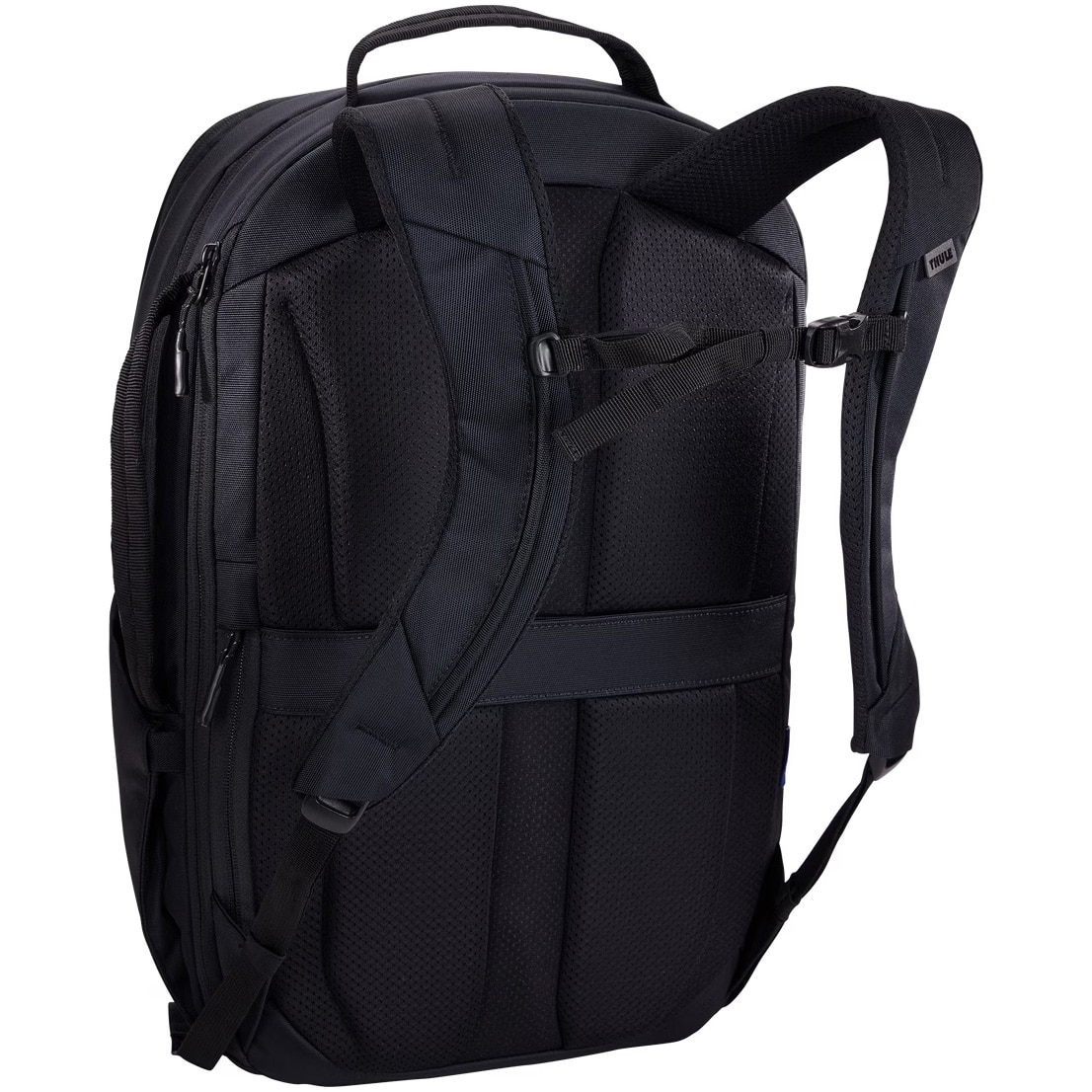 Rucsac Thule Subterra, 27 l, pentru notebook de max. 15.6 inch, 1 compartiment, buzunar frontal, buzunar lateral x 2, waterproof, nylon, Black