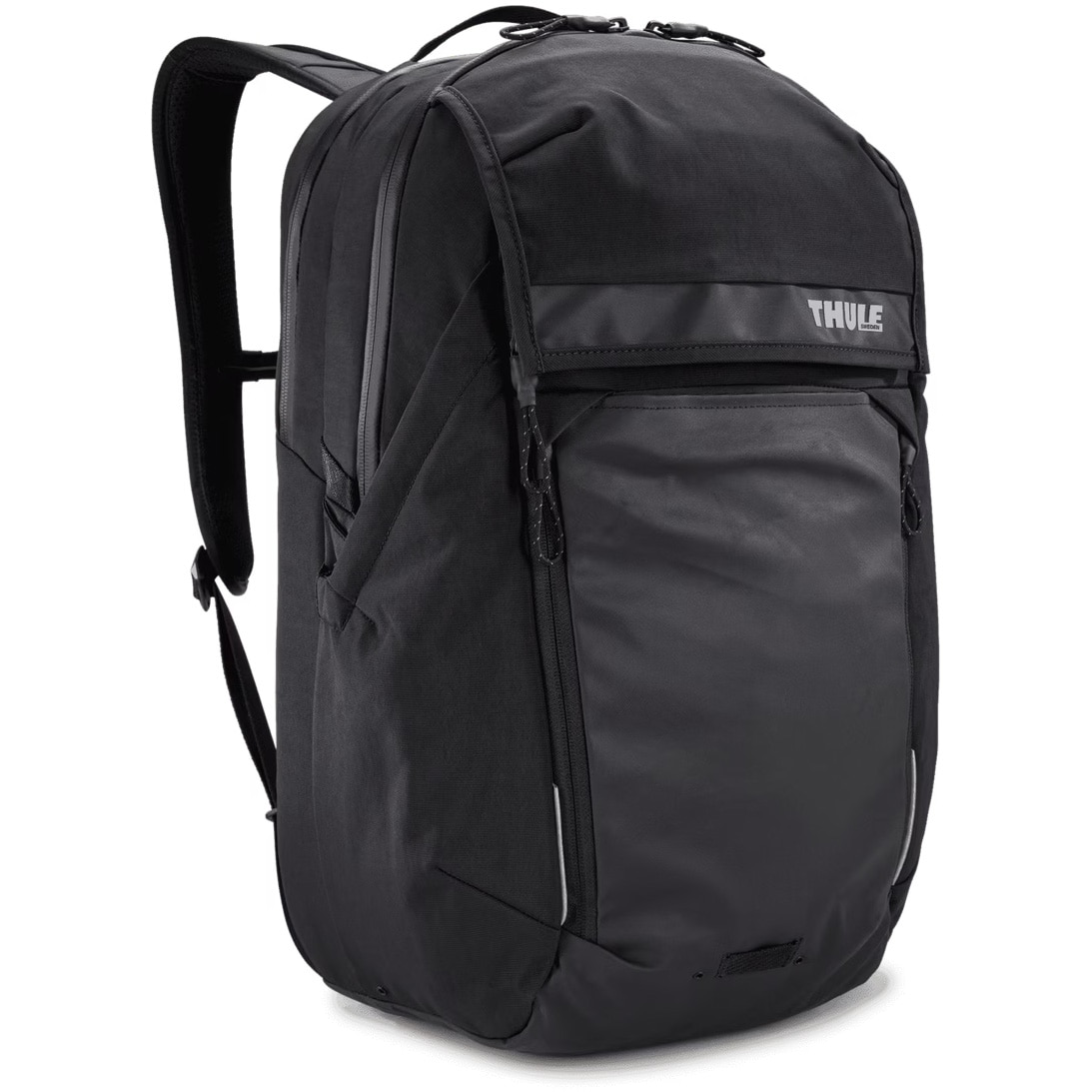 Rucsac Thule Paramount Commuter, 27 l, pentru notebook de max. 15.6 inch, 1 compartiment, buzunar frontal x 2 , buzunar lateral x 2, waterproof, nylon, negru